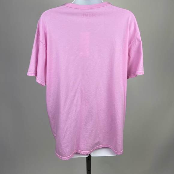 Show Me Your Mumu Travis Graphic Tee “Going West Coast” Pink Small Medium - Picture 5 of 6